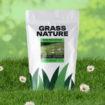 Alpine lawn grass with flowers 1 kg 1007 photo